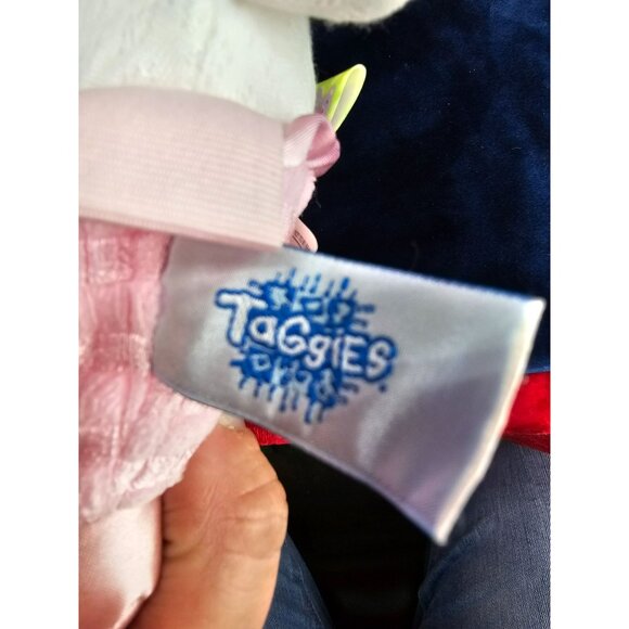 Taggies Signature Collection Baby Doll Pink‎ Plush 8 Soft Lovey Mary Meyer Plush - Picture 3 of 6